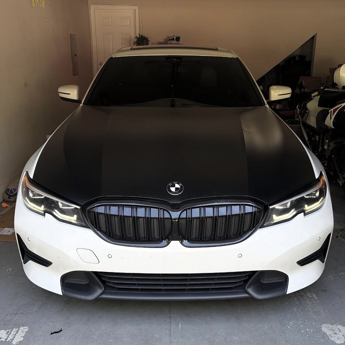 Roof and hood accent wrap by WrappedByKool